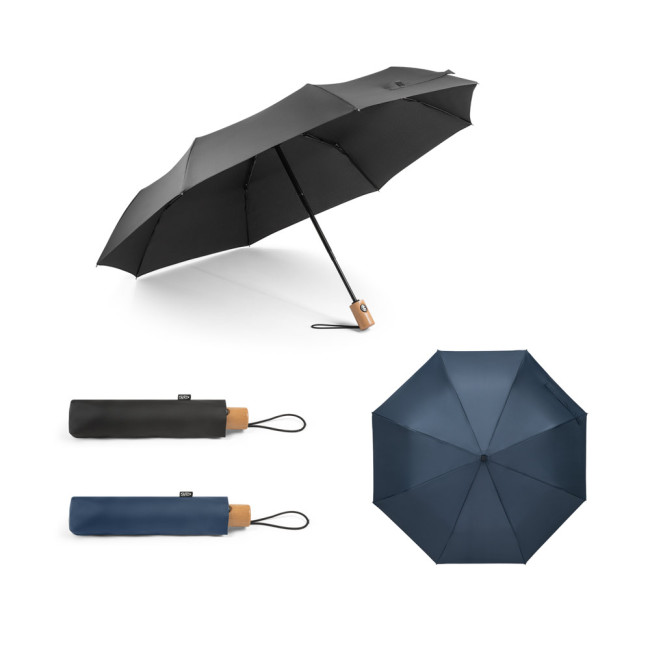 Custom Printed River Telescopic Umbrella In rPET