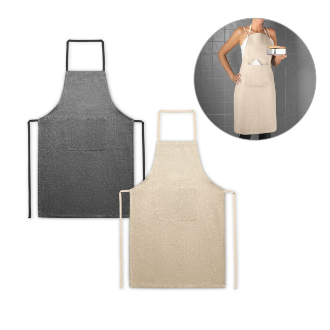 Custom Printed Zimbro Apron With Recycled Cotton 140 g/m²