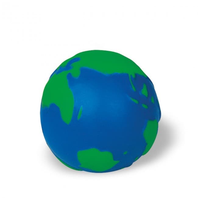 Custom Printed Anti-stress ball globe