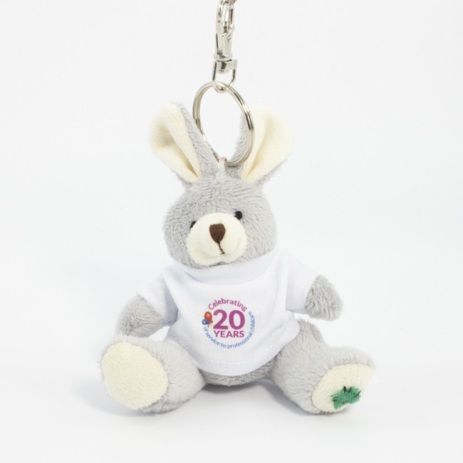 Custom Printed Keychain Gang Rabbit - Image 1