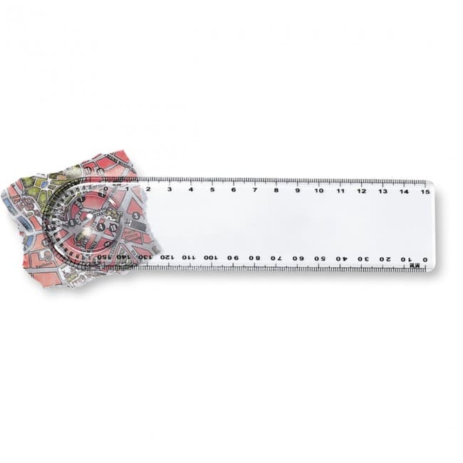 Custom Printed Ruler With Magnifier - Image 1