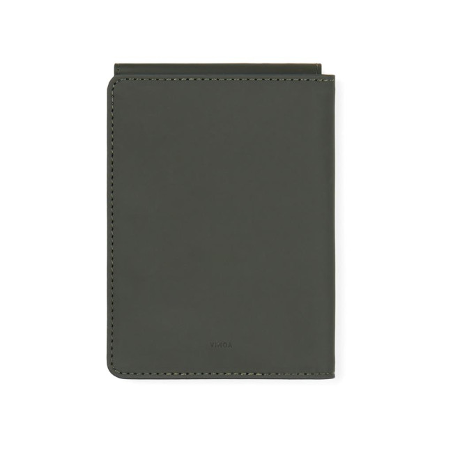 Custom Printed VINGA Baltimore RCS Recycled Polyester RFID Passport Cover - Image 3