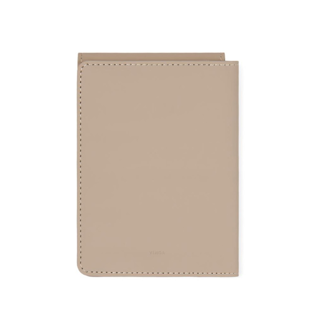 Custom Printed VINGA Baltimore RCS Recycled Polyester RFID Passport Cover - Image 4