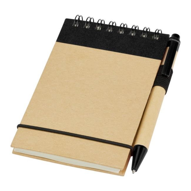 Custom Printed Zuse A7 Recycled Jotter Notepad With Pen - Image 5