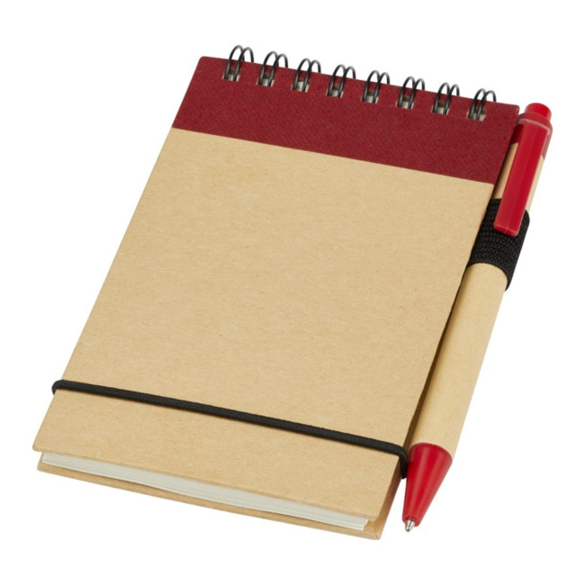 Custom Printed Zuse A7 Recycled Jotter Notepad With Pen - Image 6