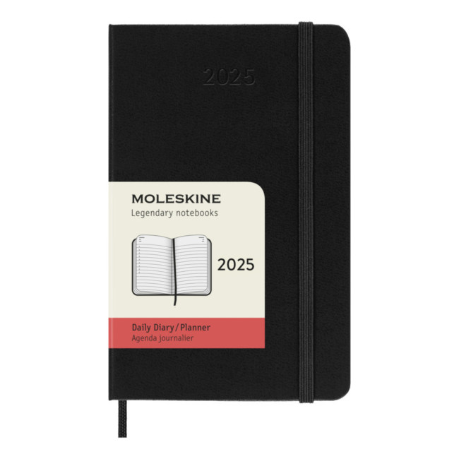 Custom Printed Moleskine Hard Cover 12 Month PK Daily Planner