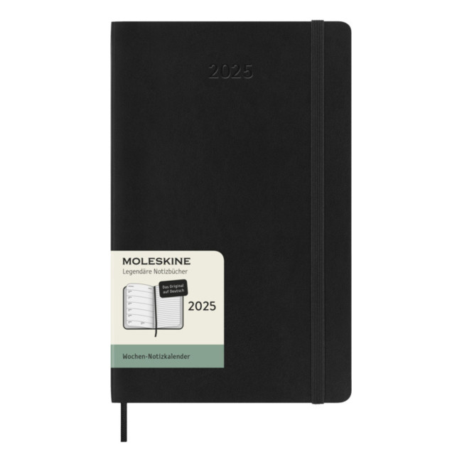 Custom Printed Moleskine Soft Cover 12 Month L Weekly Planner German 