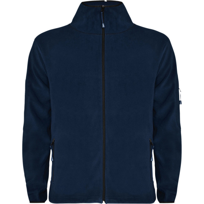 Custom Printed Luciane Men's Full Zip Fleece Jacket - Image 2