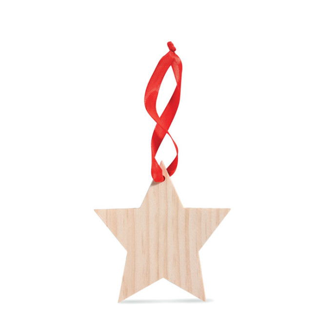 Custom Printed Star Shaped Wooden Hanger