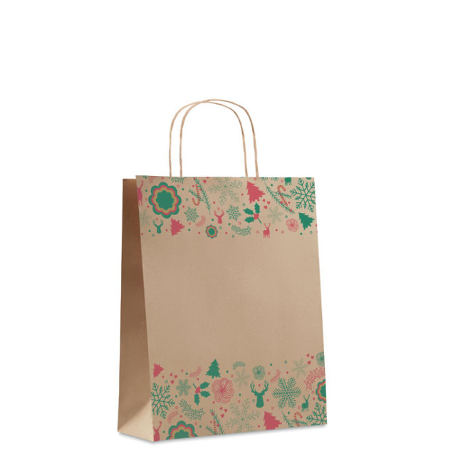 Custom Printed Christmas Gift Paper Bag Medium