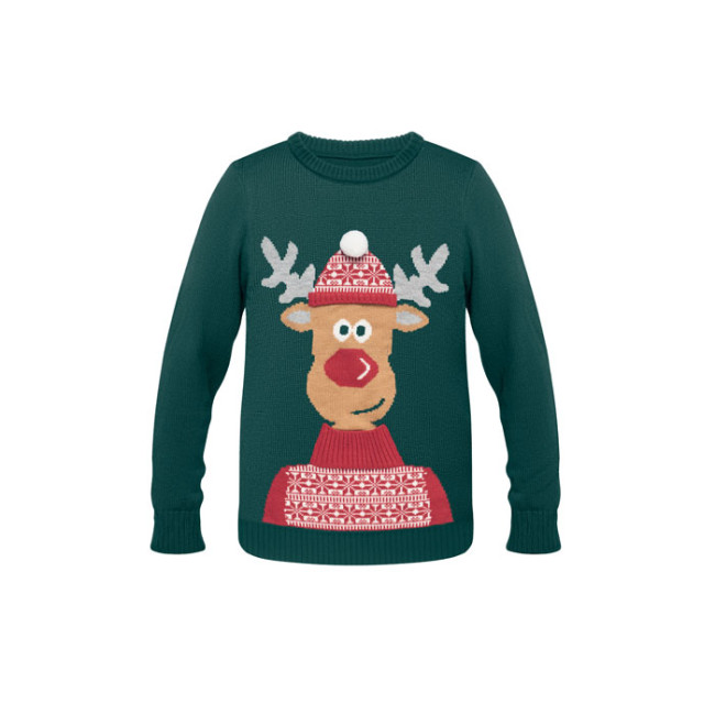 Custom Printed Christmas Sweater S/M - Image 3