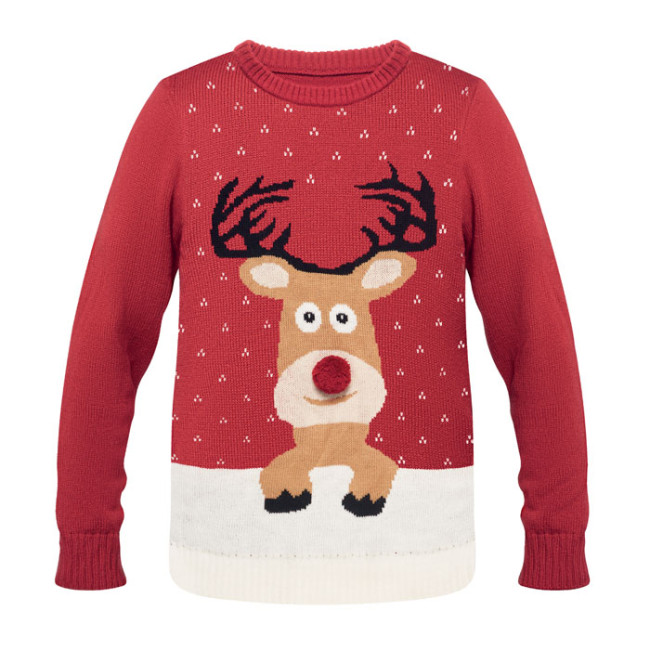 Custom Printed Christmas Sweater L/XL - Image 1