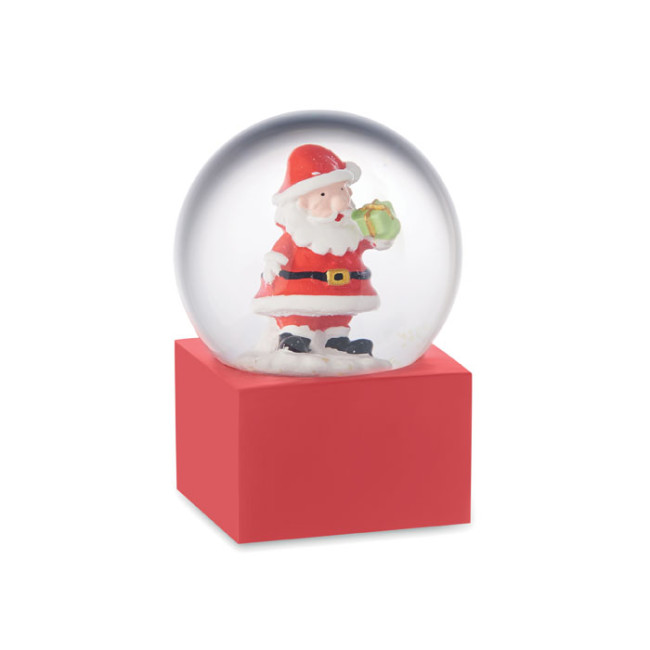 Custom Printed Small Snow Ball Glass Ornament