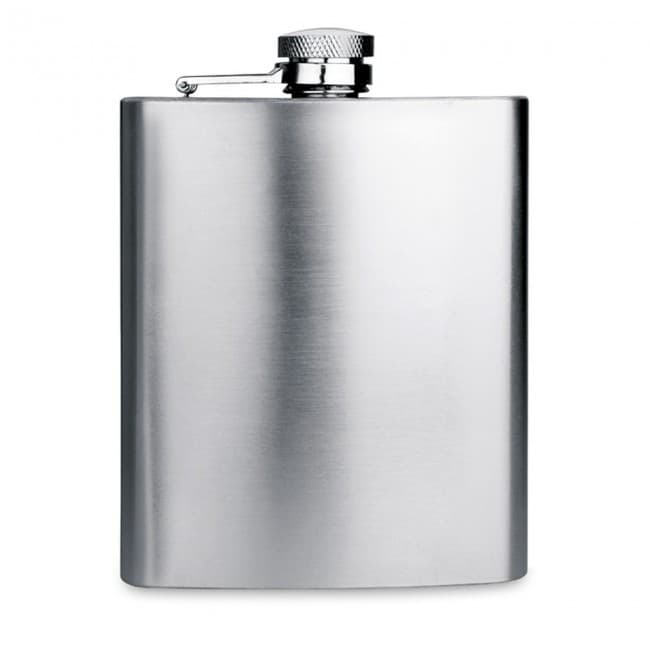 Custom Printed Slim Hip Flask 200ml - Image 1