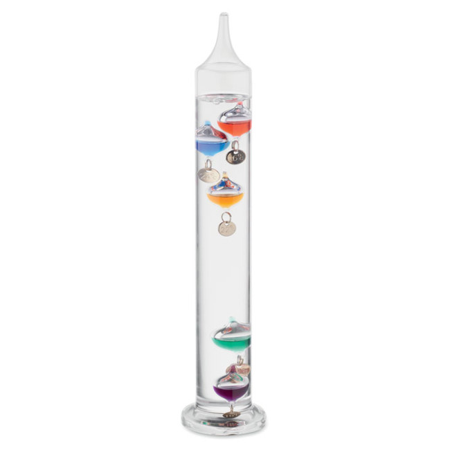 Custom Printed Galileo Thermometer Glass 28cm