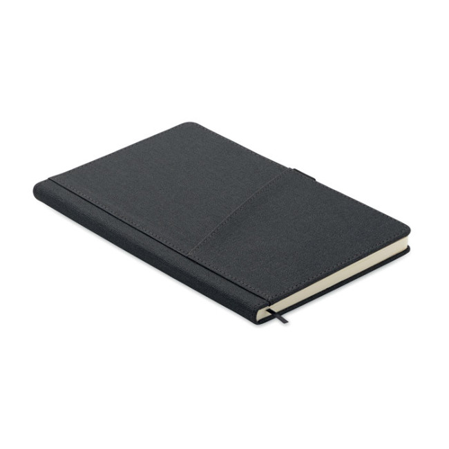 Custom Printed A5 Notebook PU Front Pocket - Image 1