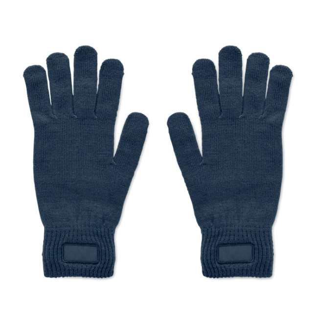 Custom Printed Knitted Gloves In RPET - Image 2