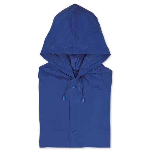 Custom Printed PVC Raincoat With Hood - Image 4