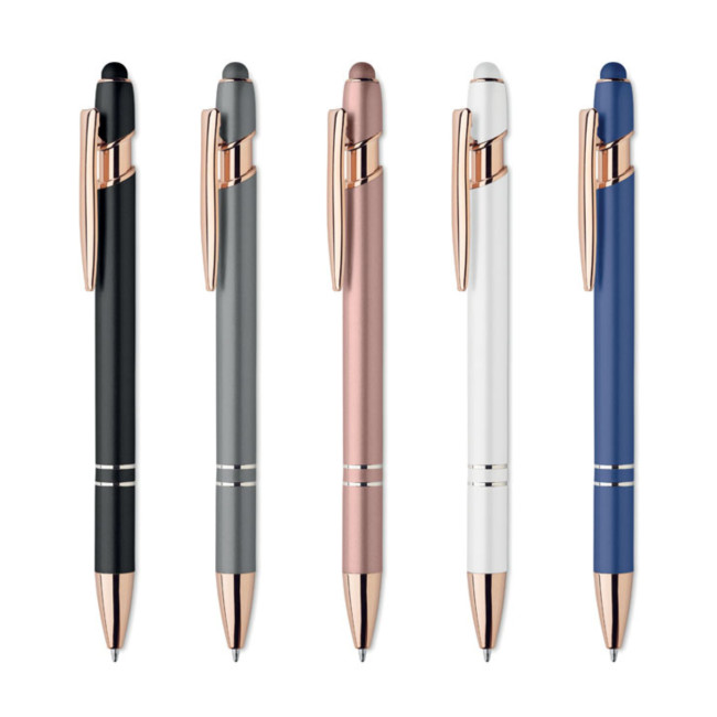 Custom Printed Recycled Aluminium Stylus Pen - Image 1