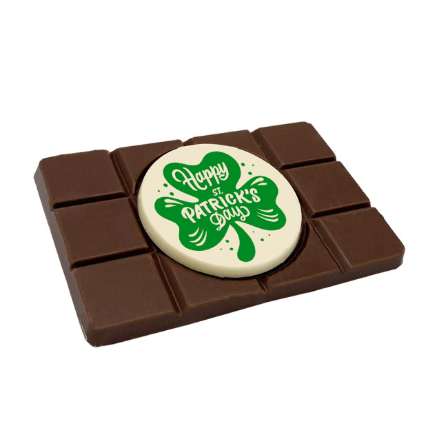 Custom Printed St Patrick's Day Chocolate Bar 45g