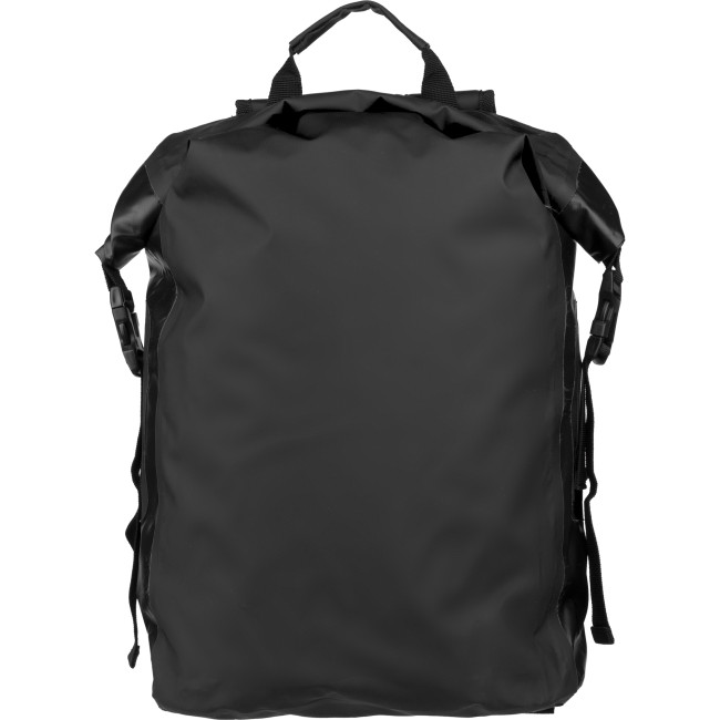 Custom Printed Tarpaulin Waterproof Rolltop Backpack - Image 3