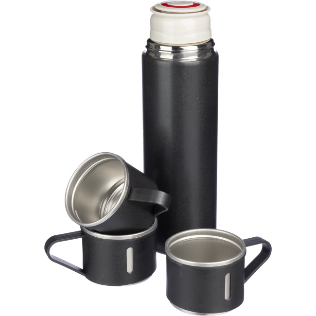 Custom Printed Stainless Steel Bottle & Cup Set