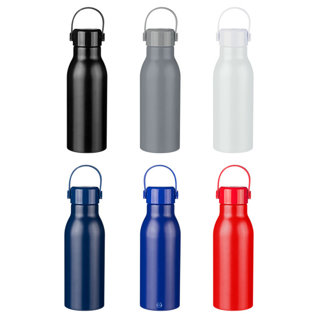 Custom Printed Recycled Aluminium Bottle Matte Finish 700ml