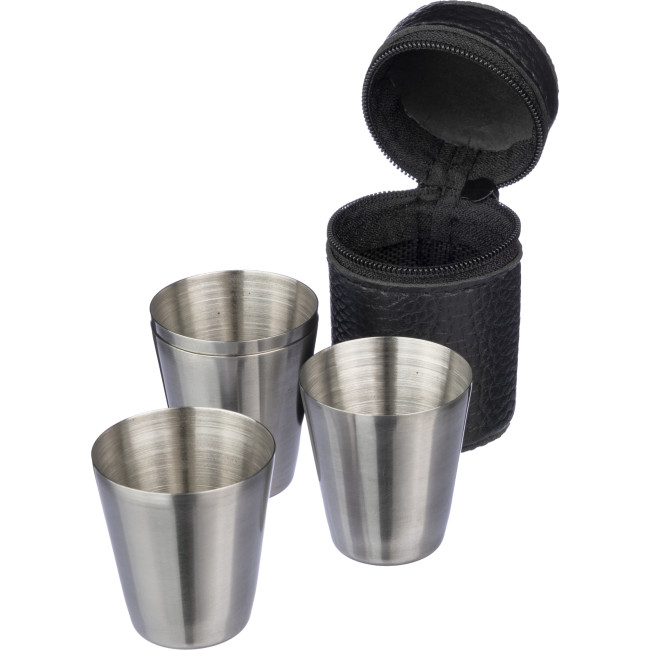 Custom Printed Stainless Steel Shot Glasses 4pcs