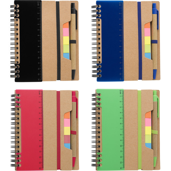 Custom Printed Recycled Wiro Bound Notebook - Image 1