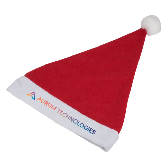 Custom Printed Christmas Santa Hat