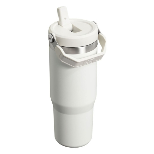 Custom Printed Stanley IceFlow™ Flip Straw Tumbler 890ml Frosted White - Image 2