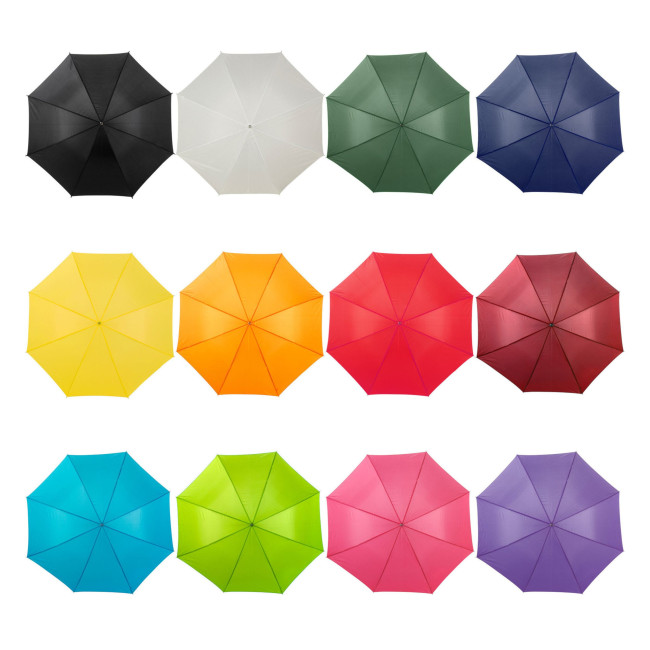 Custom Printed Polyester (190T) umbrella - Image 1