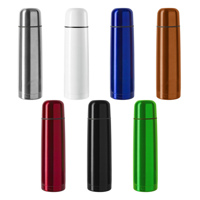 Custom Printed Stainless steel double walled vacuum flask 500ml - Image 1