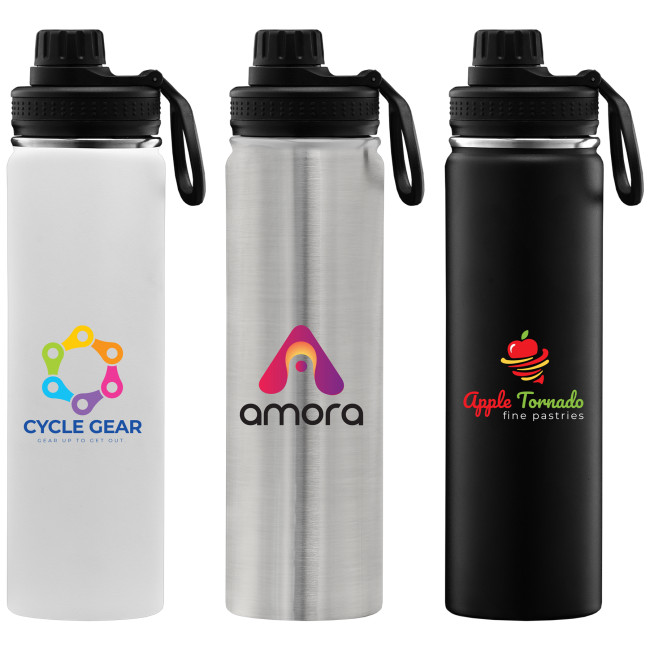 Custom Printed Alaska Stainless Steel Double Wall Water Bottle 740ml