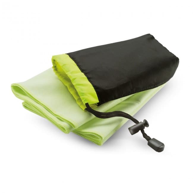 Custom Printed Sport Towel In Nylon Pouch - Image 2