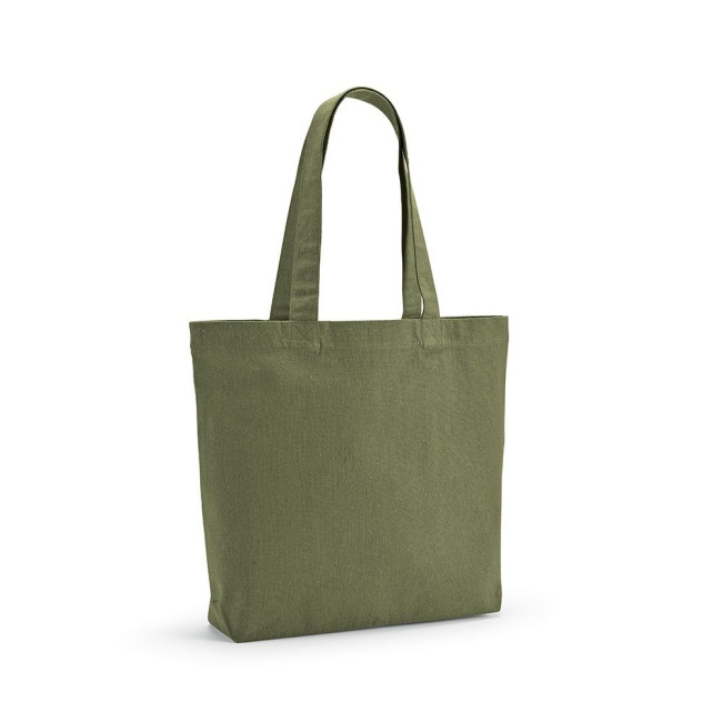 Custom Printed Blanc Shopping Bag Recycled Cotton 220gsm - Image 2