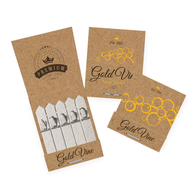 Custom Printed Small Standard Seedsticks Kraft