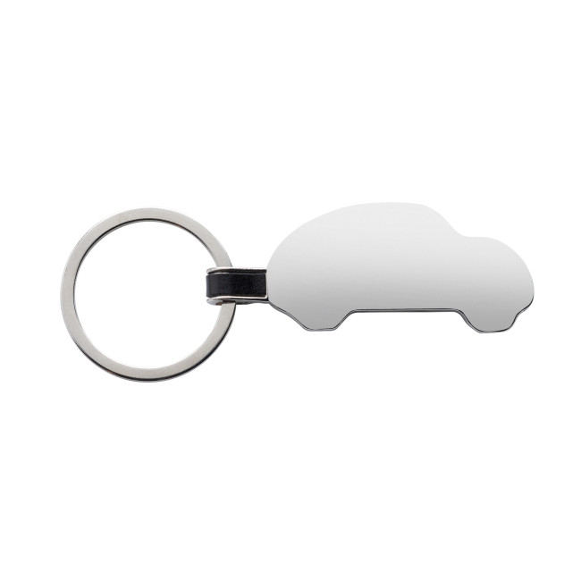 Custom Printed RCS Recycled Zinc Alloy Car Keyring