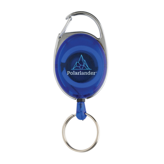 Custom Printed RCS Recycled ABS Roller Clip Keychain - Image 3