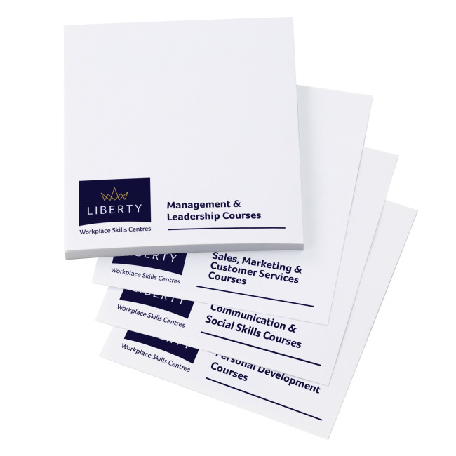 Custom Printed Sticky-Smart Notes Variable Print 68 x 75mm