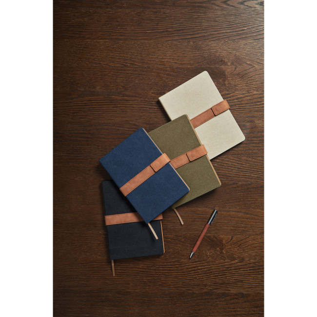 Custom Printed Bosler RCS Recycled Canvas Notebook - Image 7