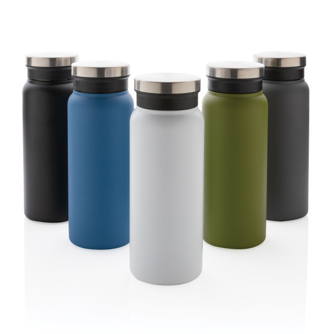 Custom Printed RCS Recycled Stainless Steel Vacuum Bottle 600ml - Image 1