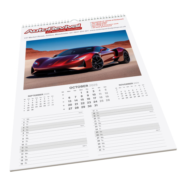 Custom Printed Smart-Calendar Maxi Wall