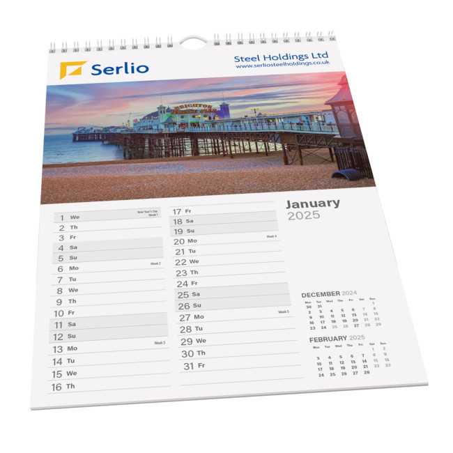 Custom Printed Smart-Calendar Wall Planner List