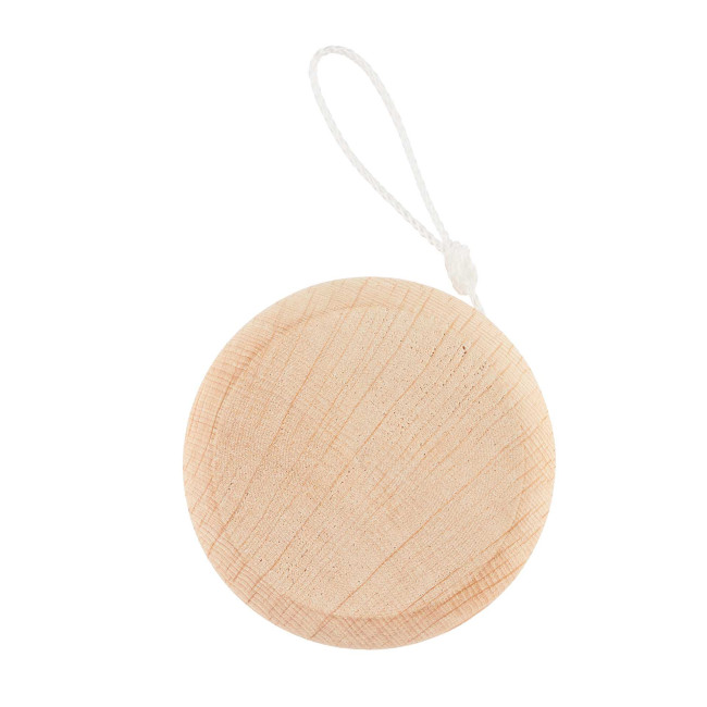 Custom Printed Green & Good Wooden Yoyo - Sustainable Wood - Image 1