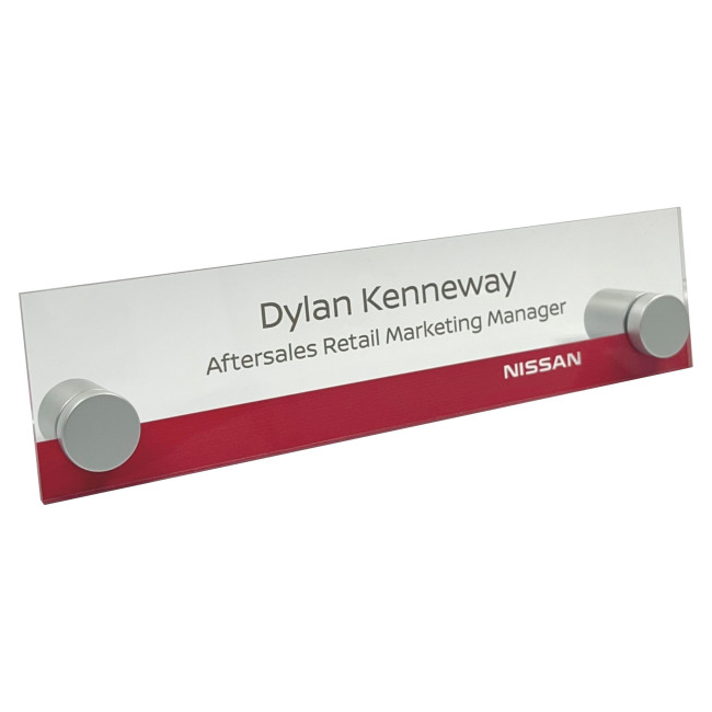 Custom Printed Acrylic Desk Nameplate