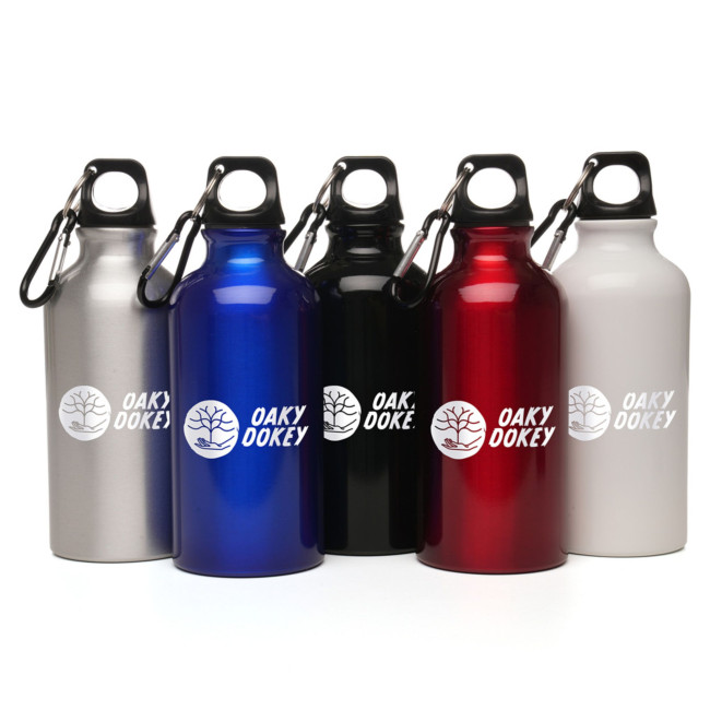 Custom Printed Pollock Glossy 400ml Sports Bottle - Image 1