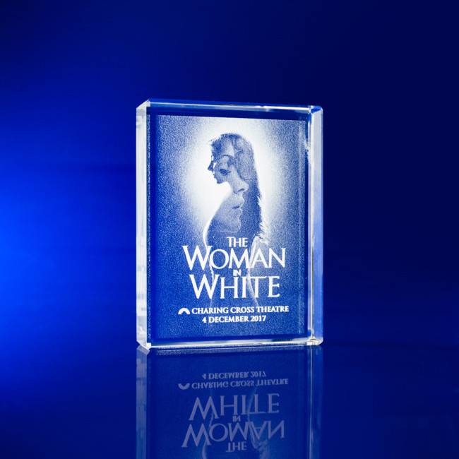 Custom Printed Plaque Crystal Award, 80 - Image 2