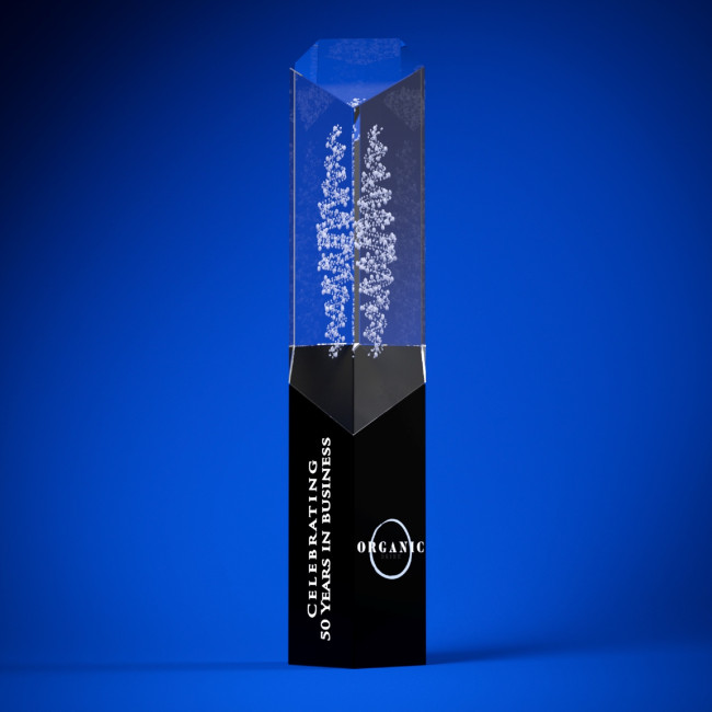 Custom Printed Magna Crystal Award - Image 3