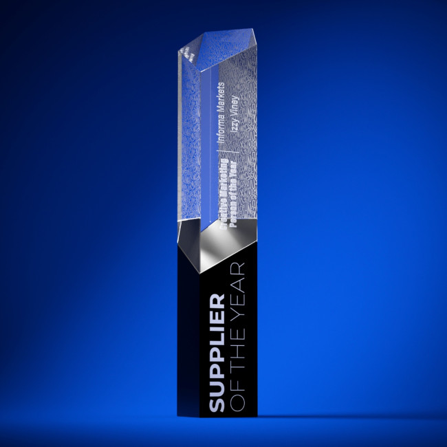 Custom Printed Magna Crystal Award - Image 4